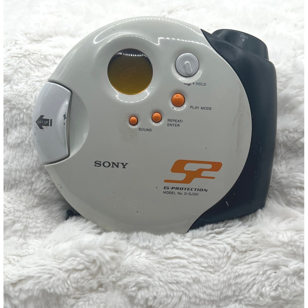 Sony Walkman S@ CD Player D-SJ301 G-Protection Portable TESTED